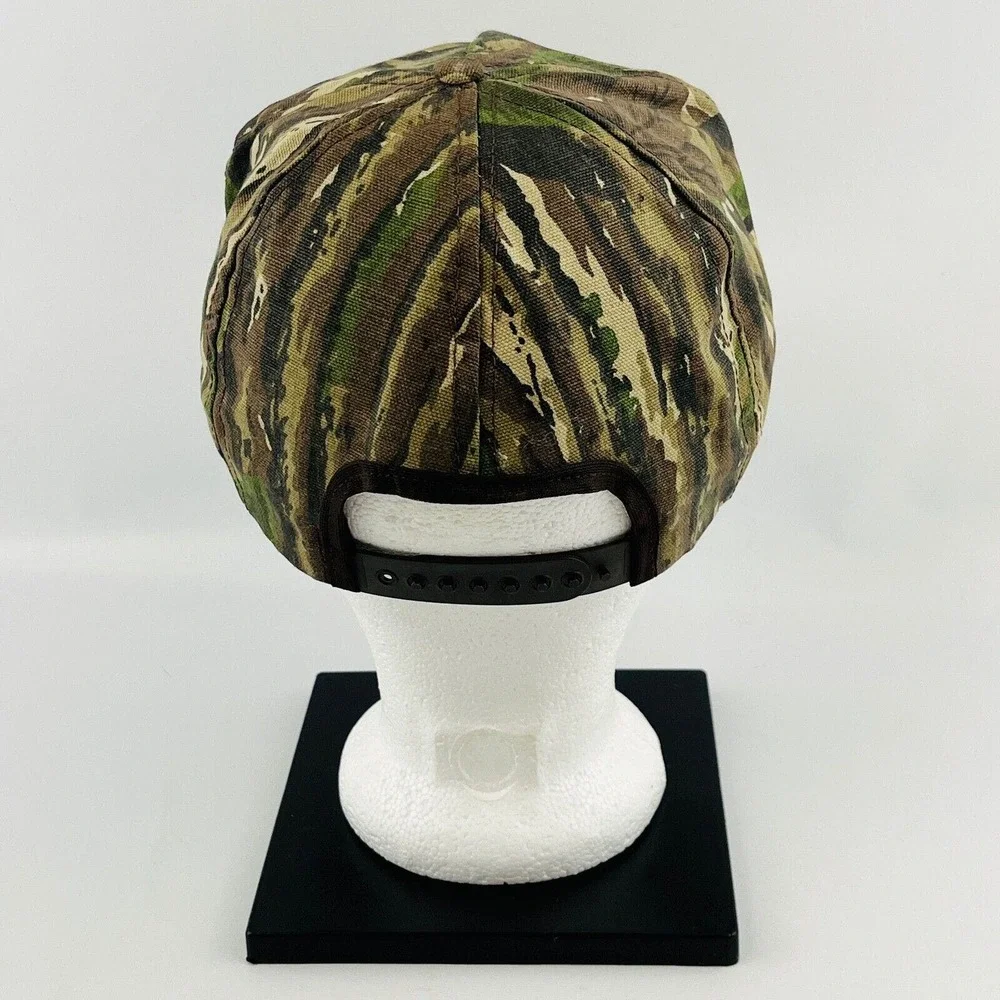 Vtg Gerber Legendary Blades Snapback‎ Cap Camouflage Camo Fiskars Adjustable USA